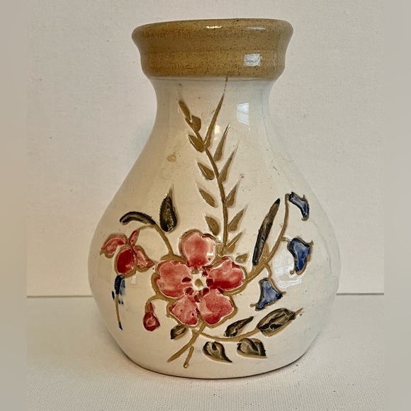 VINTAGE HAND THROWN POTTERY SMALL VASE O’NEILL WATERFORD MADE IN IRELAND - Picture 2 of 9